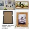 EesTeck 20 Pack D-Ring Steel Picture Hangers Heavy Duty with Screws Picture Frames Double Holes Clasp Picture Hang Solutions, for Hanging Clock Paintings Artwork Picture Frame Hook Photos Mirrors